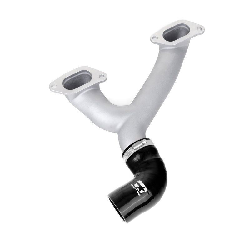 Overtake Top Mount Intercooler Y-Pipe Kit - Black - 2004-2021 Subaru STI