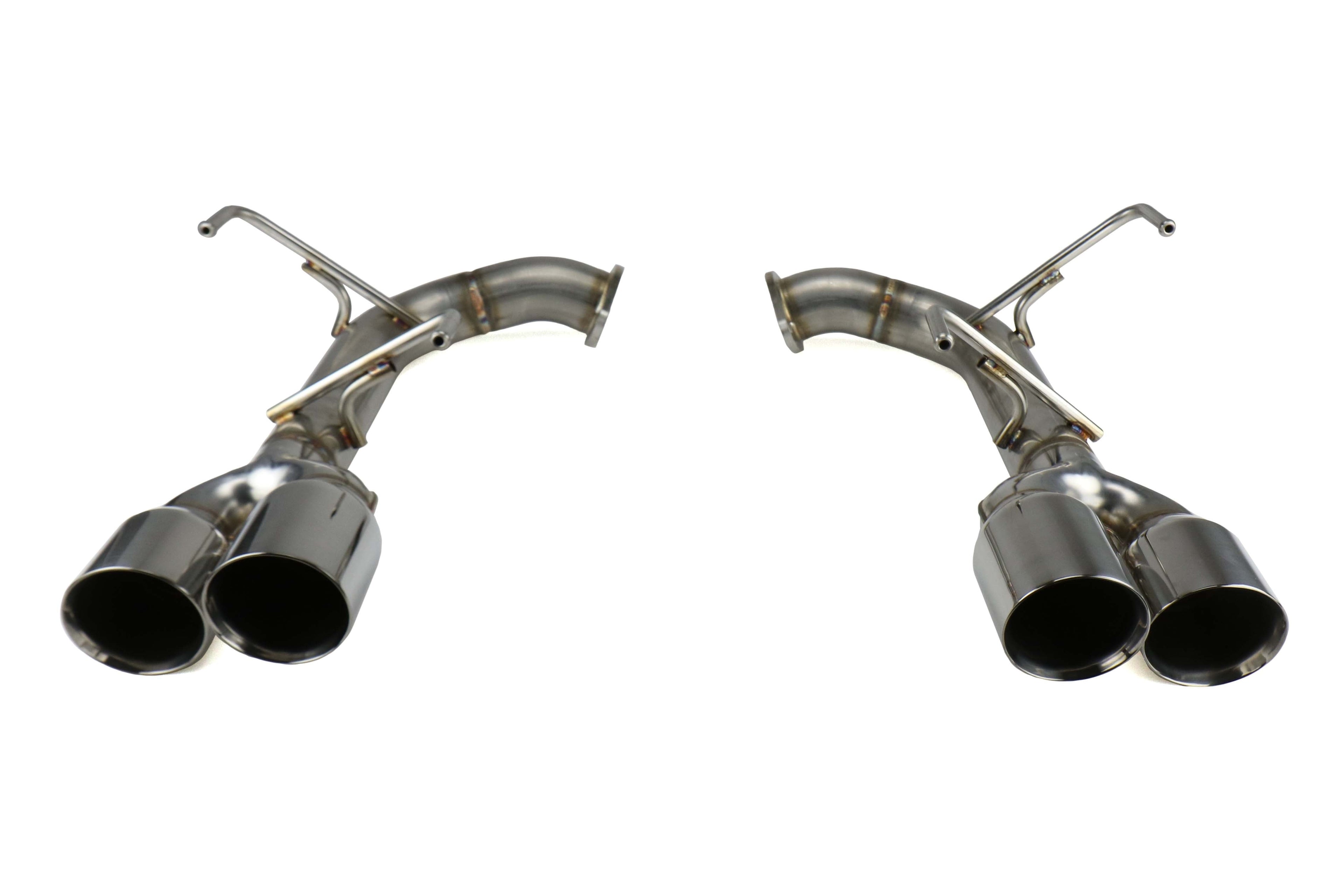 Remark Axle Back Exhaust Muffler Delete Stainless Double Wall Tips - 2015-2024 Subaru WRX / 2015-2021 STI