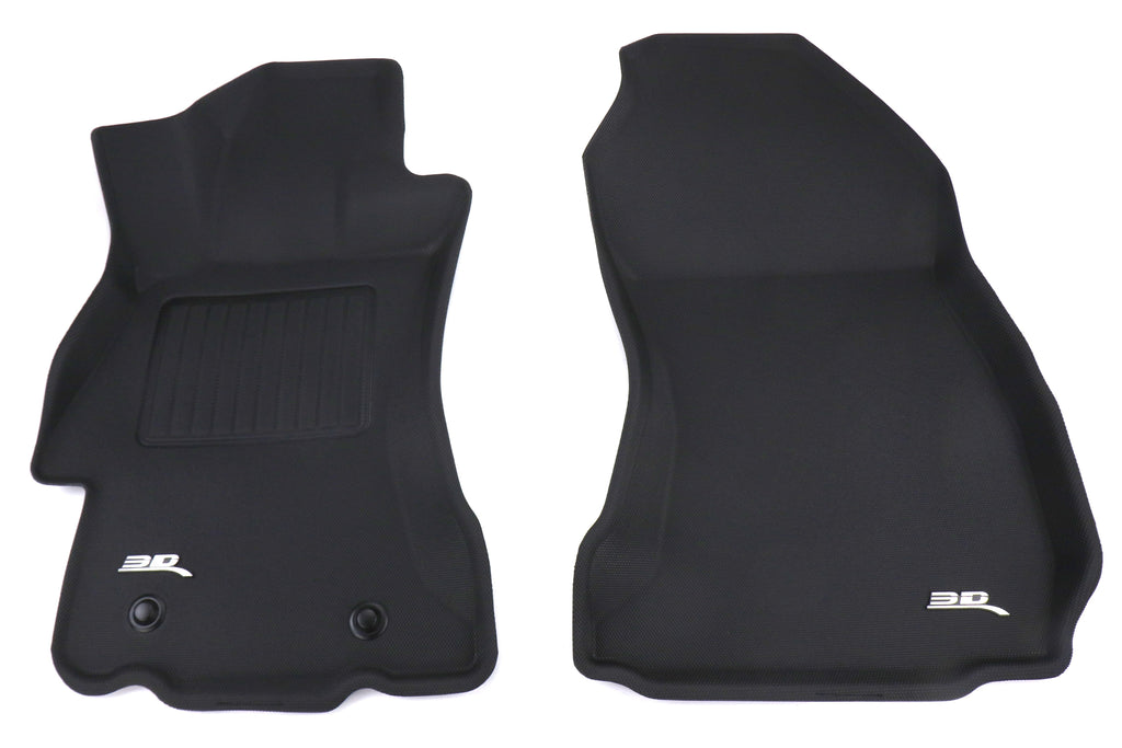 3D Maxpider Front Row Heavy Duty All Weather Floor Mats - 2015-2021 Subaru WRX / STI / 2016-2017 Crosstrek / 2012-2016 Impreza