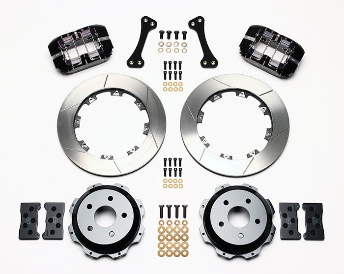 Wilwood Dynapro 12.19in Rear Kit Black - 2002-2005 Subaru WRX / 2001-2008 Forester / 1999-2007 Impreza