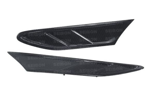 Seibon Carbon Fiber FR Style Fender Ducts - 2013-2016 Scion FR-S / 2013-2020 Subaru BRZ / 2017-2019 Toyota 86