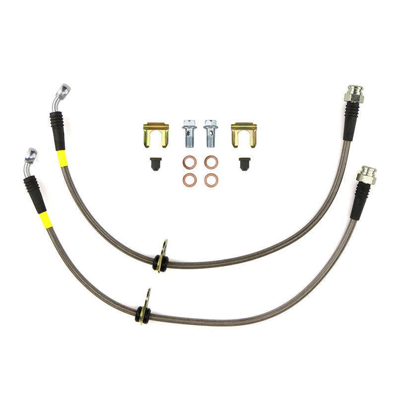 FactionFab Rear Stainless Steel Brake Lines Subaru WRX 2008-2021
