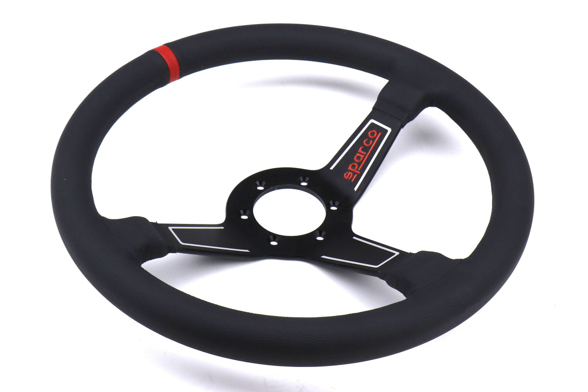 Sparco L575 Steering Wheel Leather Black - Universal