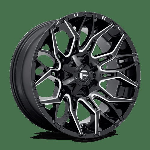 D769 22X10 8X6.5 G-BLK-MILL -18MM