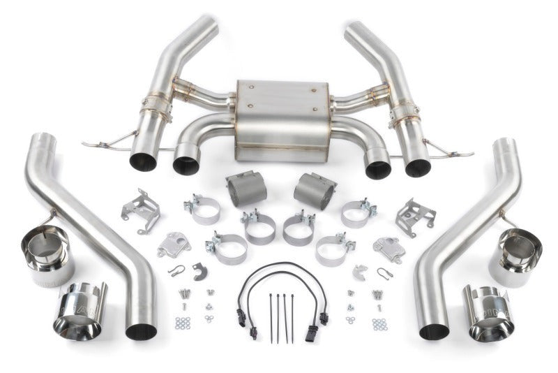 Dinan 23-26 BMW M2 (G87) Valved Axleback Exhaust System - Polished Tips
