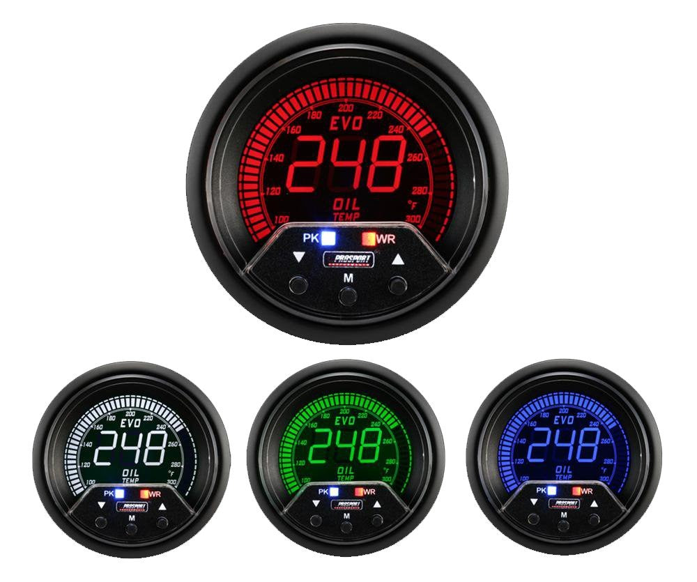 ProSport 2-3/8" Premium Evo Electrical Oil Temperature Gauge