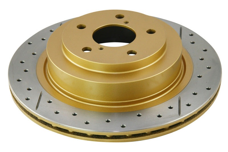 DBA Street Series Drilled & Slotted Rear Rotor - 2006-2007 Subaru WRX / 2005-2008 Subaru Legacy GT