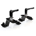 High Lift Jack Mounts Set of Two Powdercoat Black Satin Texture Prinsu