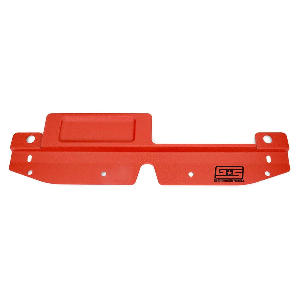 GrimmSpeed Radiator Shroud w/ Tool Tray Red - 2008-2014 Subaru WRX/STI