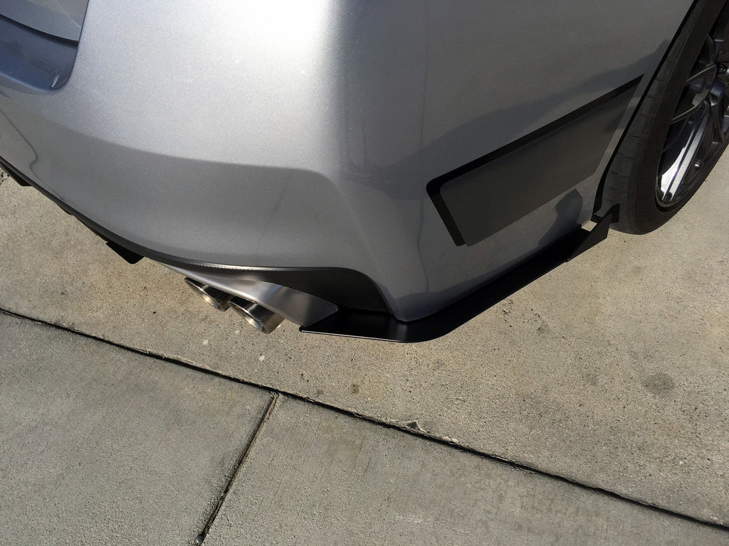 Rally Innovations Aluminum Rear Splitter / Spats - 2015-2021 Subaru WRX / STI