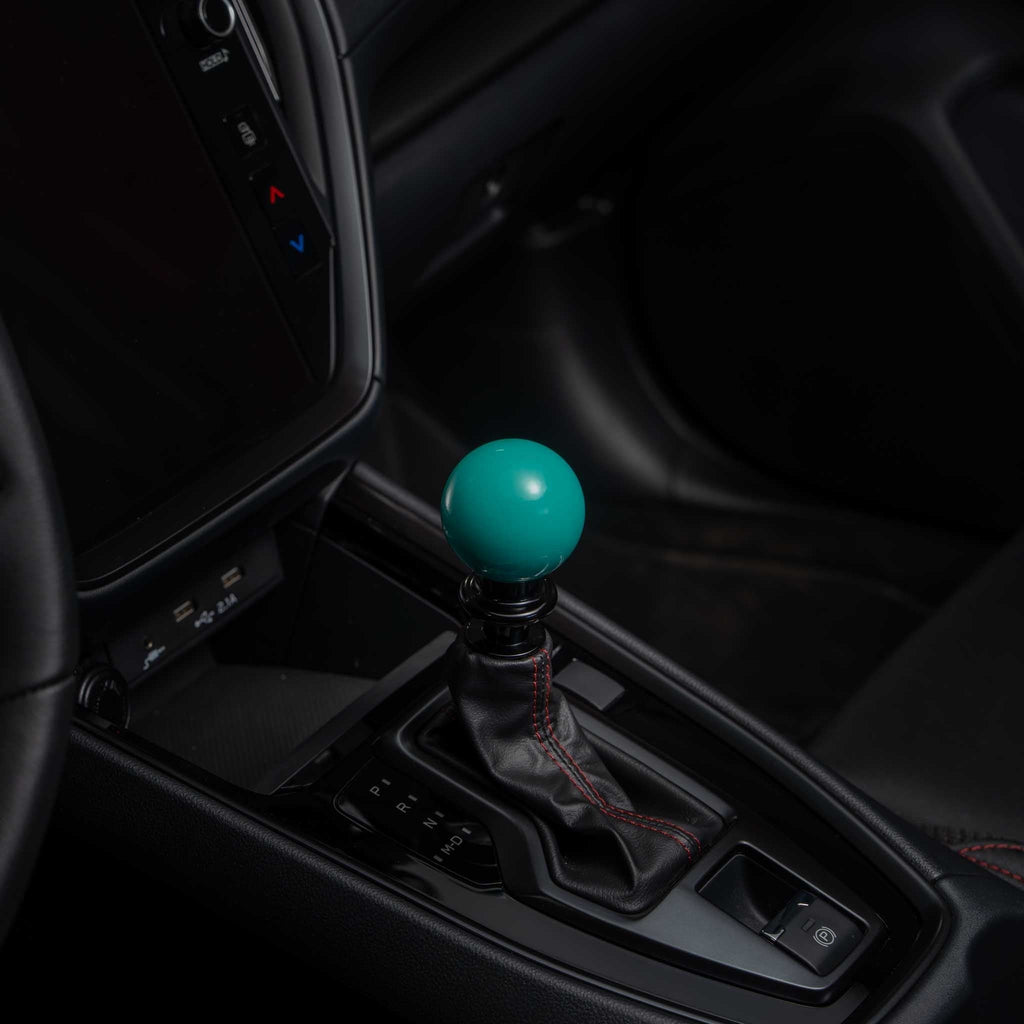 Billetworkz Automatic Shifter - Hyper Teal - Fits Subaru CVT: WRX (2022+), Crosstrek (2024+), Forester (2025+), Impreza (2024+), Legacy/Outback (2015+)