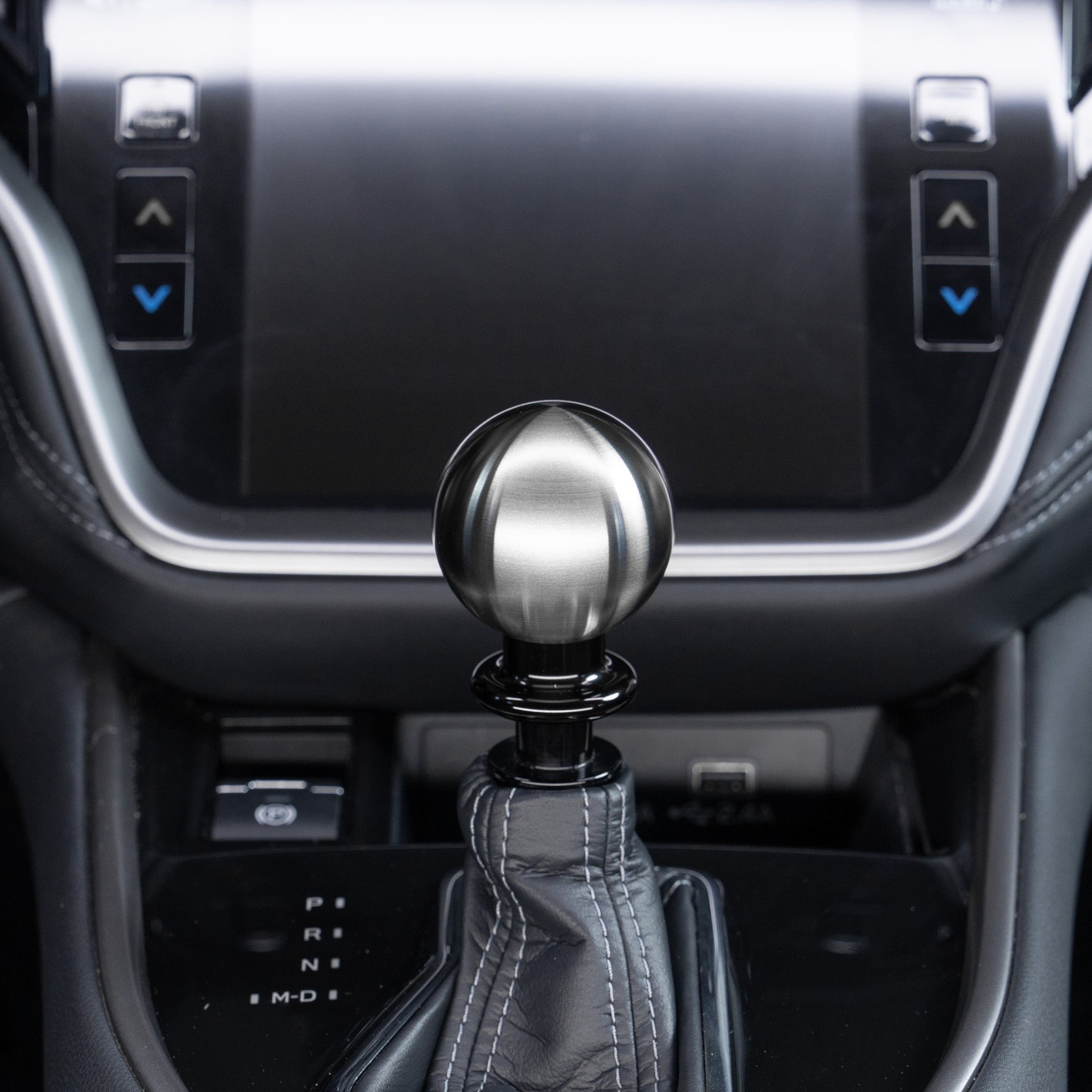 Billetworkz Titanium Brushed Automatic Shifter - Subaru CVT: WRX (2022+), Crosstrek (2024+), Forester (2025+), Impreza (2024+), Legacy/Outback (2015+)
