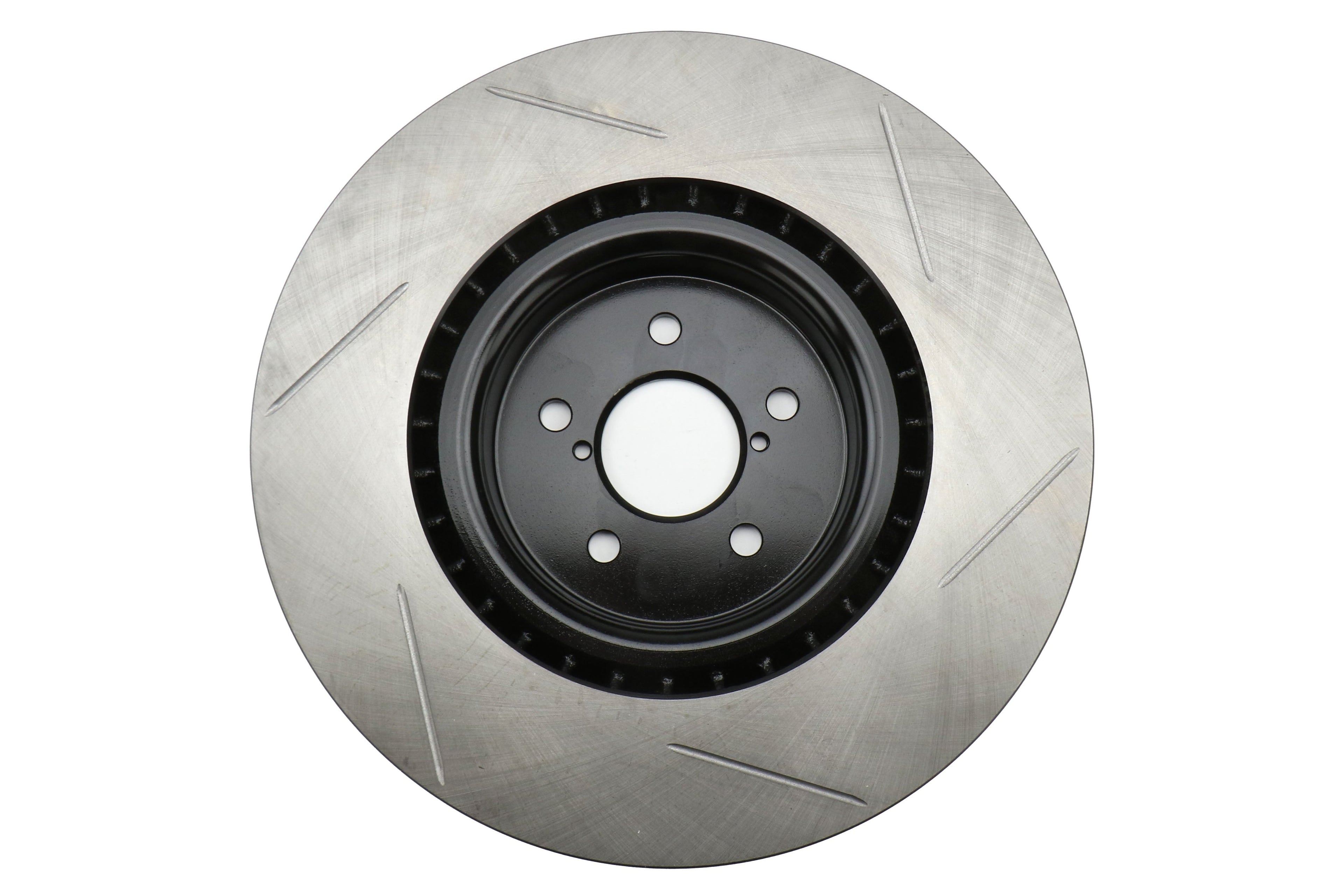 Stoptech Slotted Front Right Rotor Single - 2004 Subaru STI