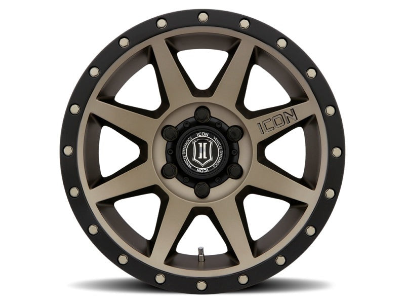 ICON Alloys Rebound 18x9 5x5 -12mm 4.5" Backspacing Bronze Wheel - 1818907345BR