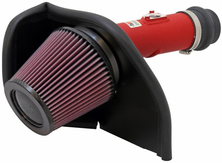 K&N Red Typhoon Short Ram Intake - 2008-2014 Subaru WRX / 2008-2014 STI