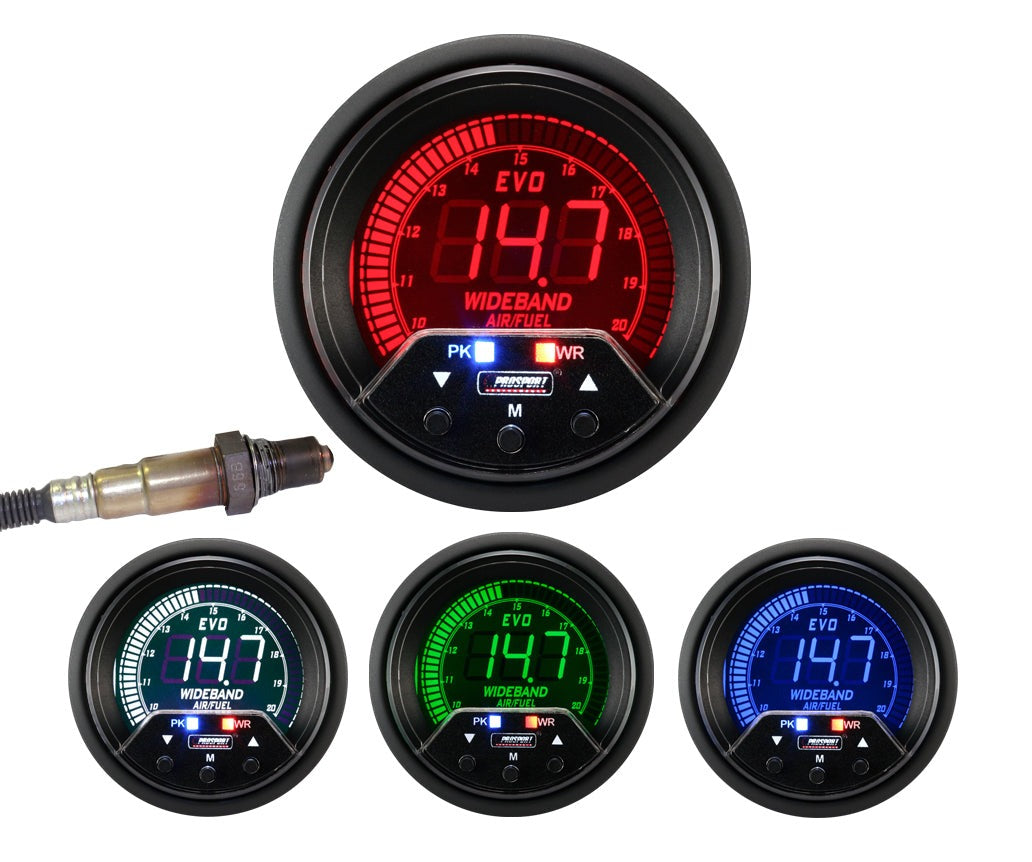ProSport 2-3/8" Premium EVO Wideband Digital Air Fuel Ratio kit
