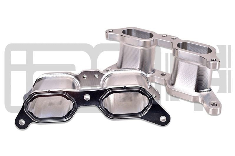IAG Lower Intake Plenum Silver - 2015-2021 Subaru WRX