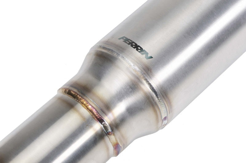 PERRIN Stainless Steel Midpipe w/Resonator 3in. (Fits OEM/Aftermarket Mufflers) - 2022-2026 Subaru WRX
