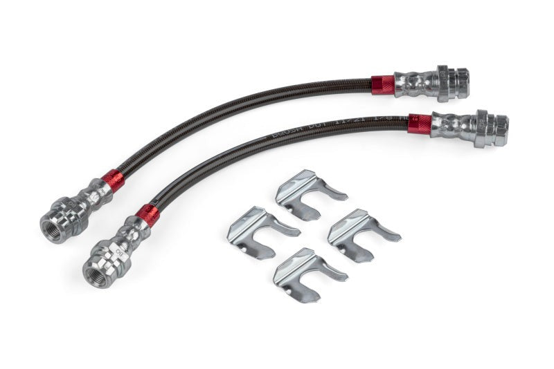 APR 06-13 Audi A3/A3 Quattro/06-14 Volkswagen GTI Braided Stainless Steel Brake Line Set - Rear