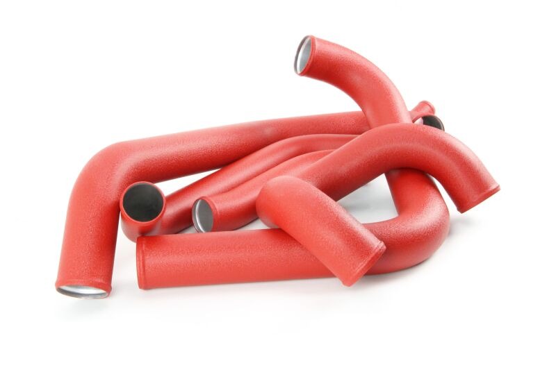PERRIN 15-21 Subaru STI Front Mount Intercooler Boost Tube Kit - Red - 2015-2021 Subaru STI