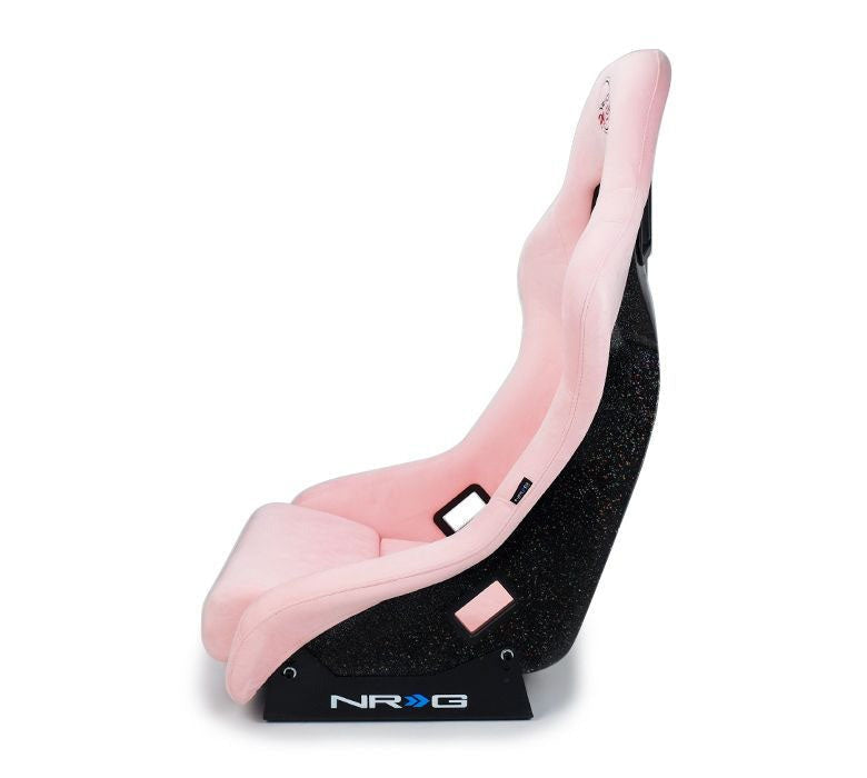 NRG Innovations FRP PRISMA Medium Competition Seat Vegan Alcantara Pink - Universal