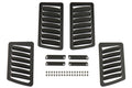 Verus Engineering Slanted Hood Louver Kit Black - 2013-2021 Scion FR-S / Subaru BRZ / Toyota 86