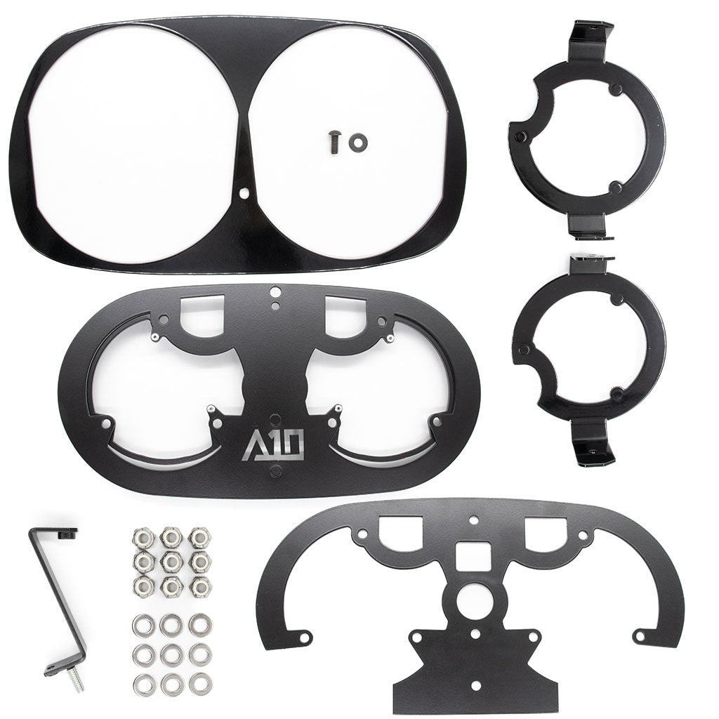 A10 MOTO 98-13 Road Glide Baja Designs LP6 Bracket System