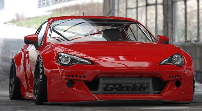 Greddy X Rocket Bunny 86 Aero Front Bumper Grill (Mesh Only) - 2013-2016 Scion FR-S / Subaru BRZ / Toyota 86