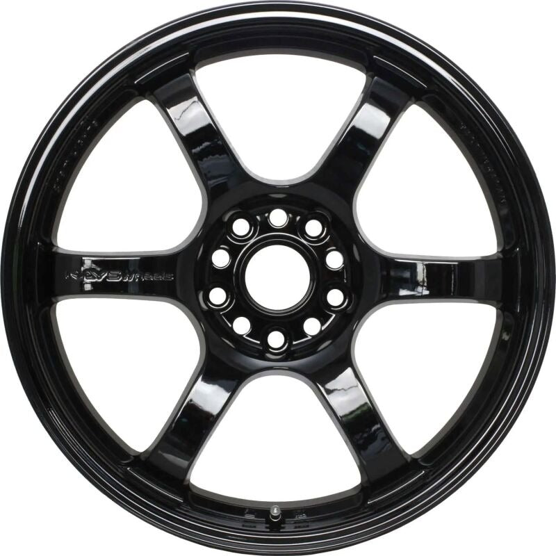 Gram Lights 57DR 18x9.5 +38 5x120 - Glossy Black (Single Wheel)