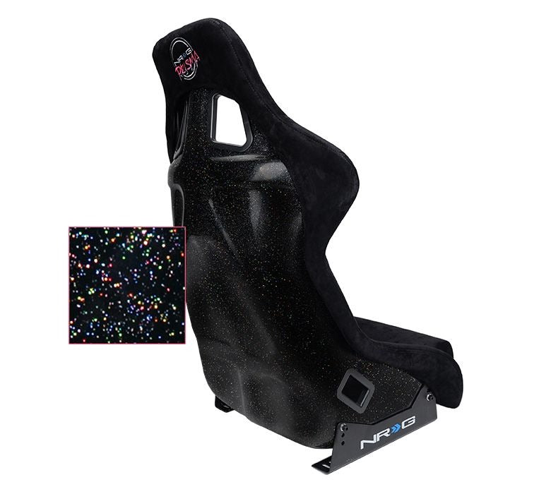 NRG Innovations FRP PRISMA Large Competition Seat Vegan Alcantara Black - Universal