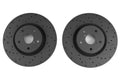 Hawk Talon Cross DrilledSlotted Front Rotor Pair 2005-2017 Subaru STI