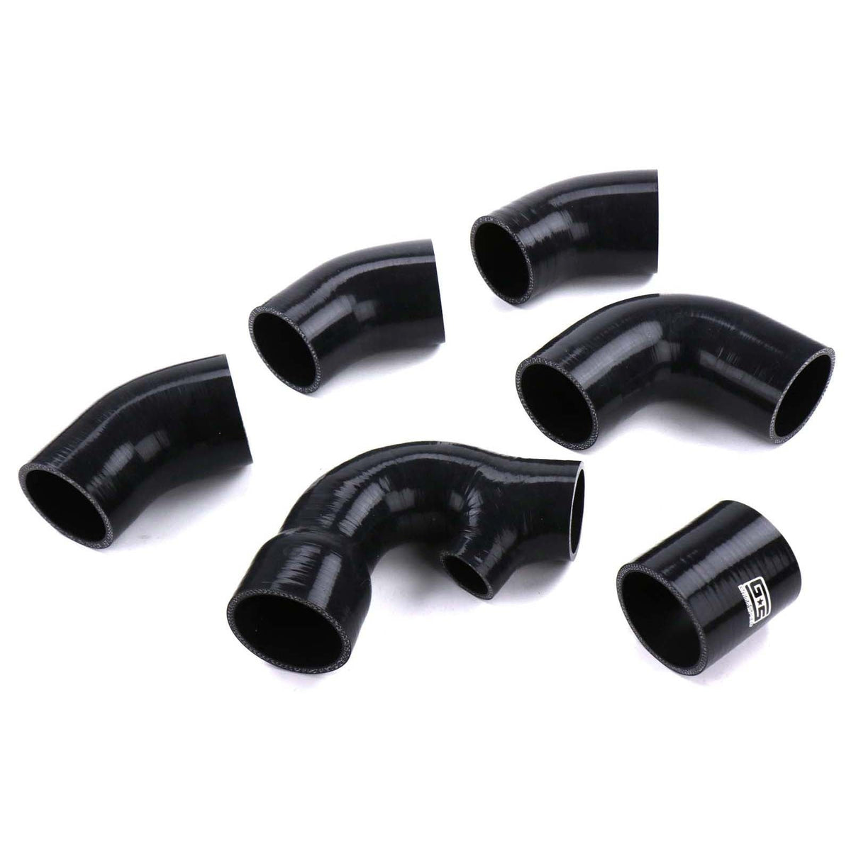 GrimmSpeed Front Mount Intercooler Pipe Kit Black - 2015-2021 Subaru WRX