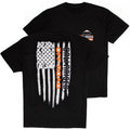 Cali Raised Off-Road "Flag" Men's Crew Neck Short-Sleeve Shirt
