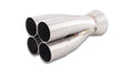 Vibrant Performance 4-1 Merge Collector, 1.625in Inlet ID, Merge OD - 2.25in, Outlet OD - 3.00in, Header/Turbo Manifold Fabrication - Part 10304