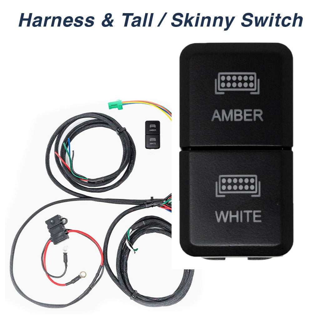 Dual Function Wiring Harness With Dual Relays complete with Dual Function Switch