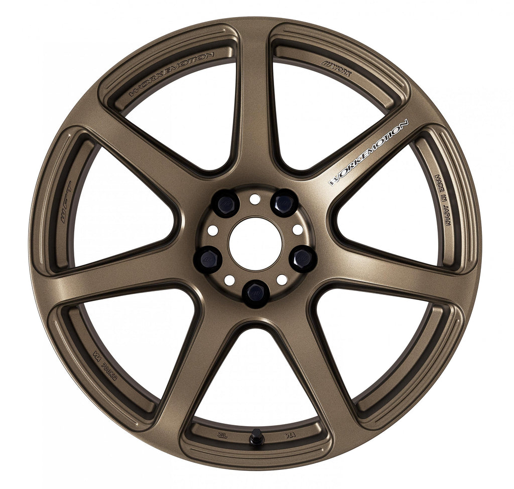 Work Wheels Emotion T7R Matte Bronze 18x9.5 +38mm 5x114.3 (Sold as Pair) - 2015-2024 Subaru WRX / 2015-2021 STI / 2019-2024 Forester