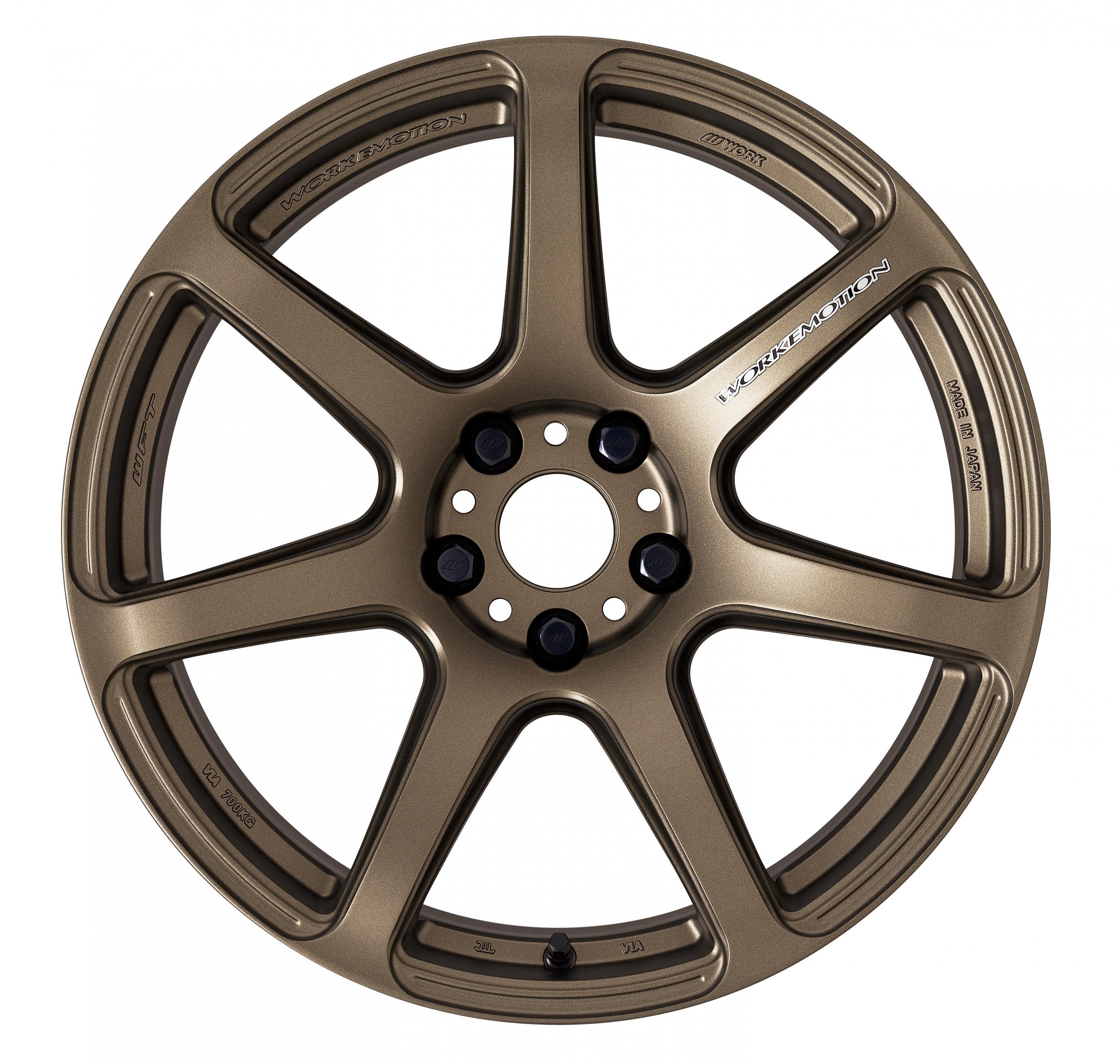 Work Wheels Emotion T7R Matte Bronze 18x9.5 +38mm 5x114.3 (Sold as Pair) - 2015-2024 Subaru WRX / 2015-2021 STI / 2019-2024 Forester