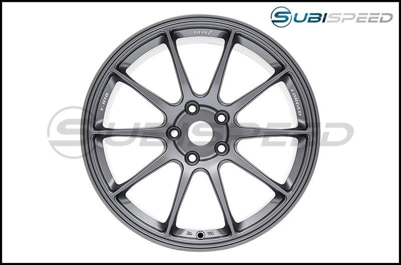 Titan 7 T-R10 Satin Titanium 18x9.5 +40 5x114.3 (Single Wheel) - 2015-2024 Subaru WRX / 2015-2021 STI / 2019-2023 Forester