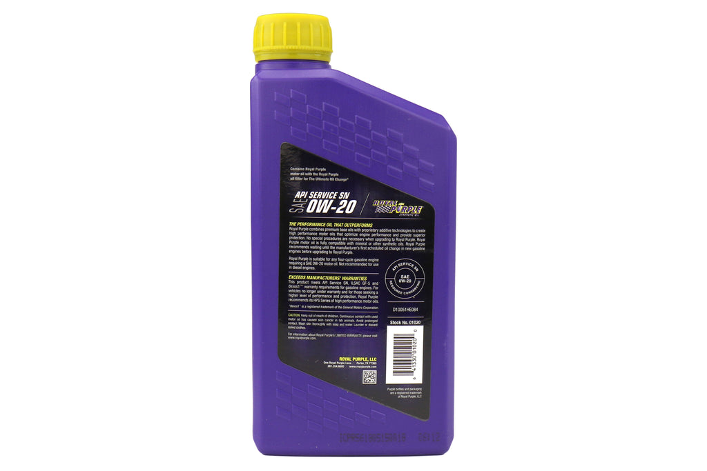 Royal Purple Motor Oil 0W20 1QT - Universal