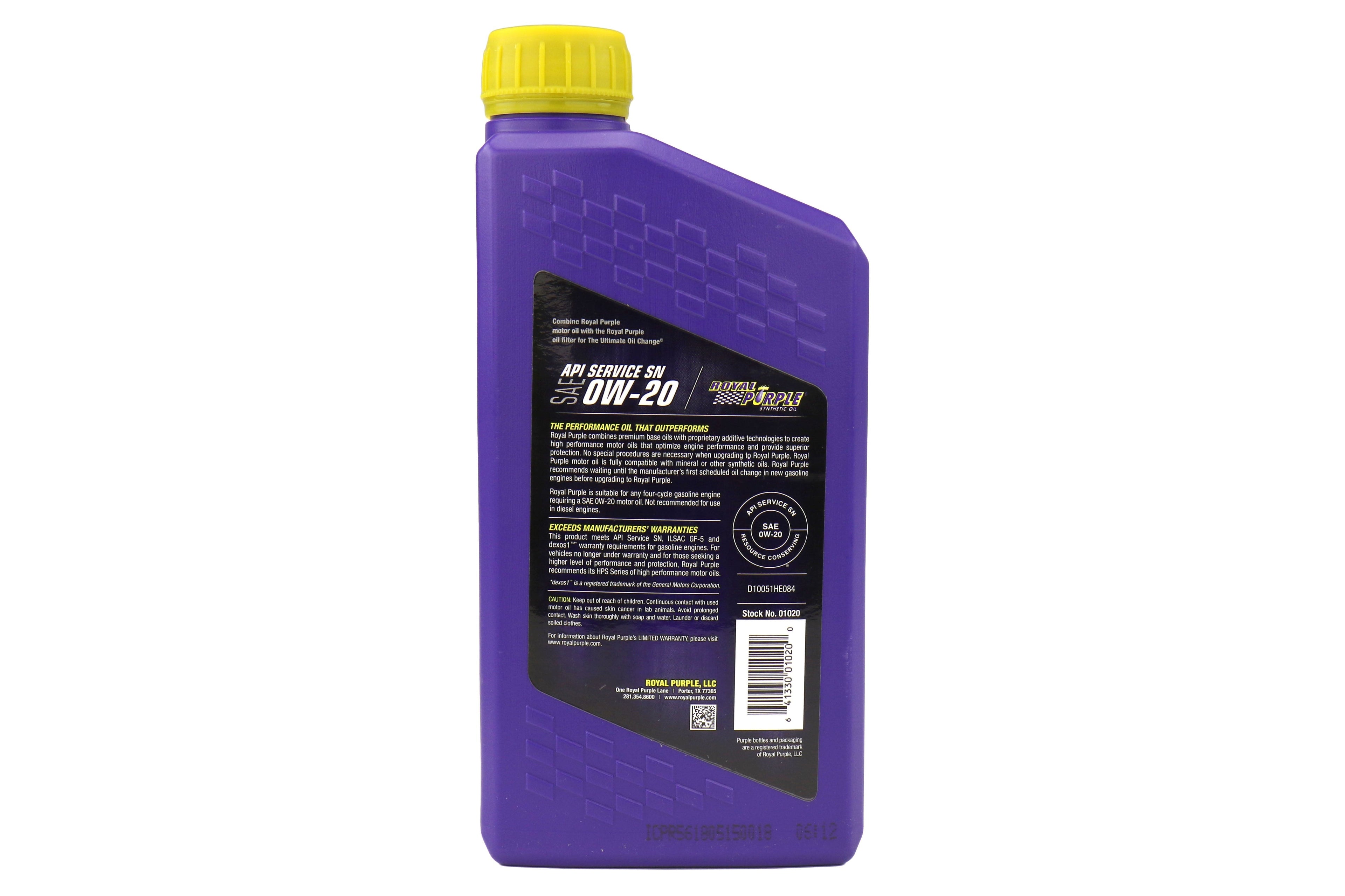 Royal Purple Motor Oil 0W20 1QT - Universal
