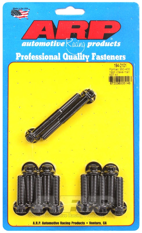 ARP Pontiac 350-400 12pt Intake Manifold Bolt Kit