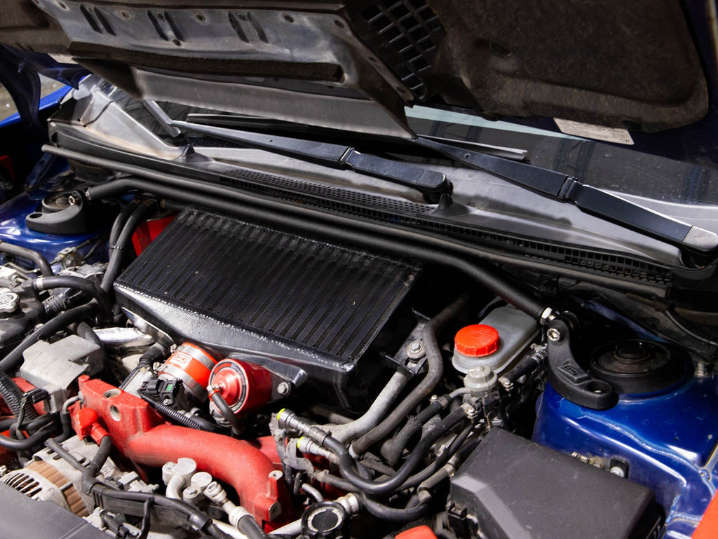 GrimmSpeed Strut Bar (Black) - 2015-2021 Subaru WRX / STI