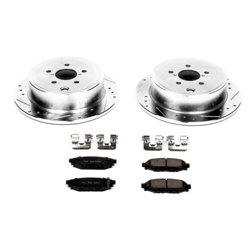 Power Stop Z23 Evolution Sport Brake Kit - Rear - 2013-2016 Subaru BRZ