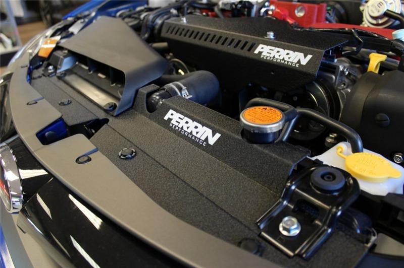PERRIN Radiator Shroud, Black - 2008-2014 Subaru WRX / 2008-2014 STI