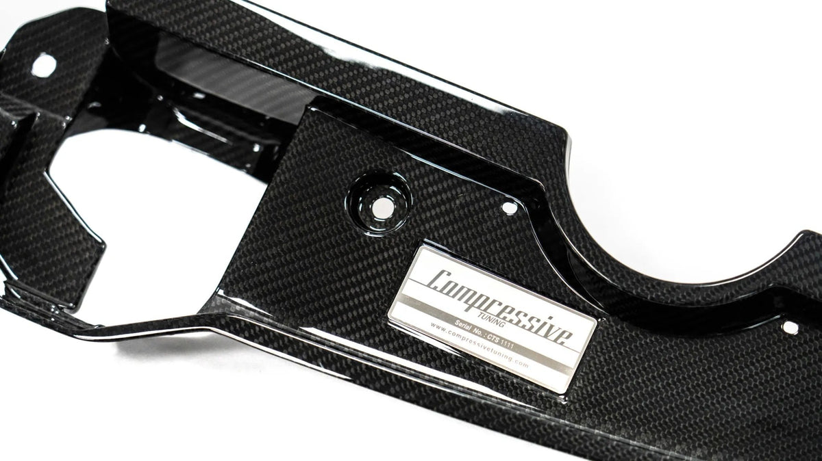 Compressive Tuning Carbon Fiber Smartflow Radiator Shroud - 2022-2026 Subaru WRX
