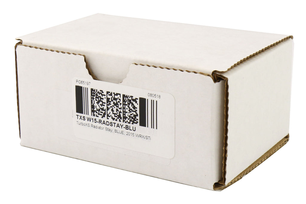 TurboXS Radiator Stay Blue - 2015-2021 Subaru WRX / STI