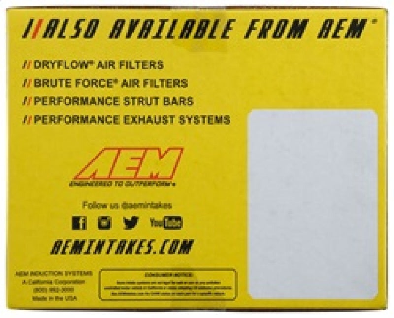 AEM Cold Air Intake System - 2017-2018 Subaru Legacy H4-2.5L