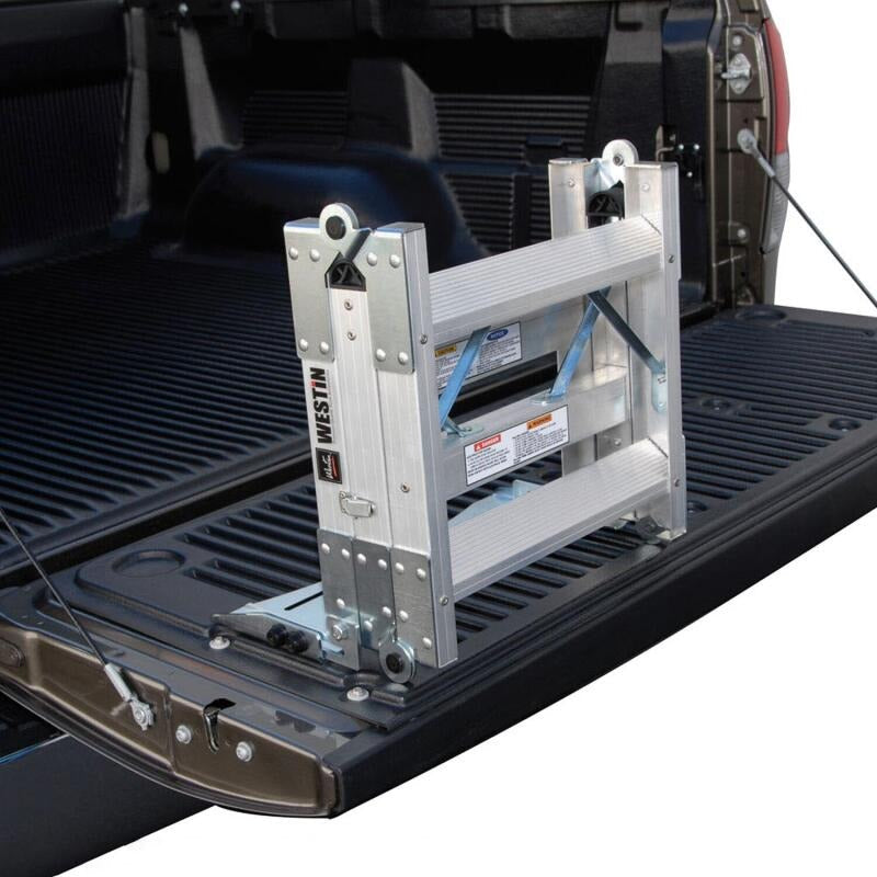 Westin Truck-Pal Tailgate Ladder - Aluminum