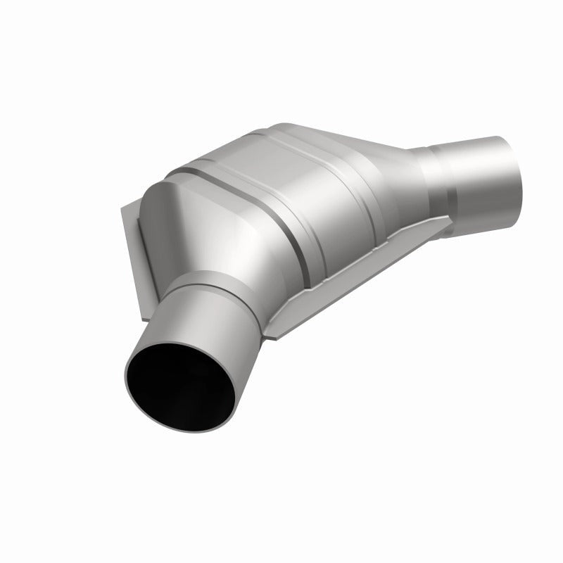 MagnaFlow Universal Catalytic Converter - 2.00in Angled In/Out Front - CARB Compliant