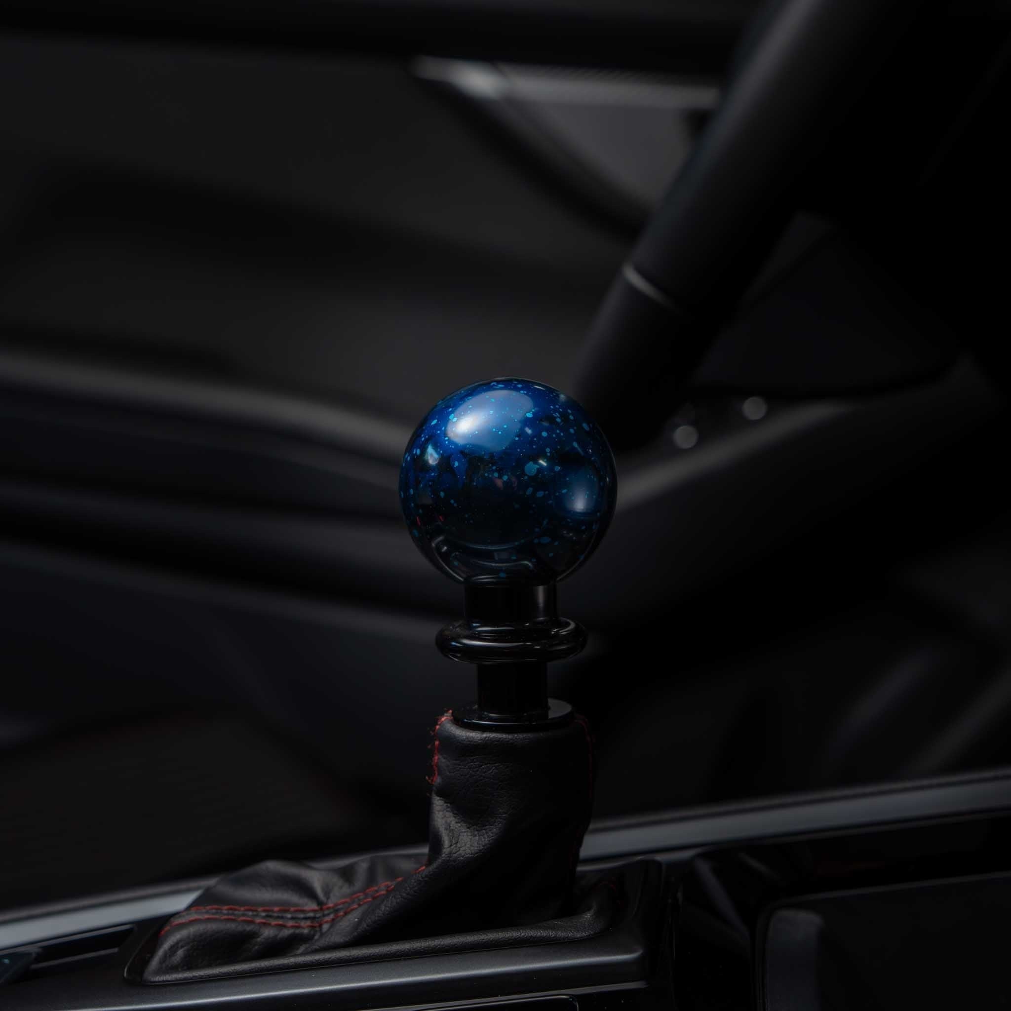 Billetworkz Automatic Shifter - Blue Cosmic Space - Fits Subaru CVT: WRX (15–21), Crosstrek (13–23), Forester (14–18), Impreza (12–23), Legacy/Outback (10–14)